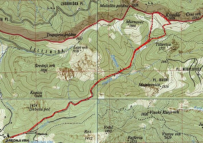 Trip1 Srednji vrh-Kresi��e-Srednji vrh